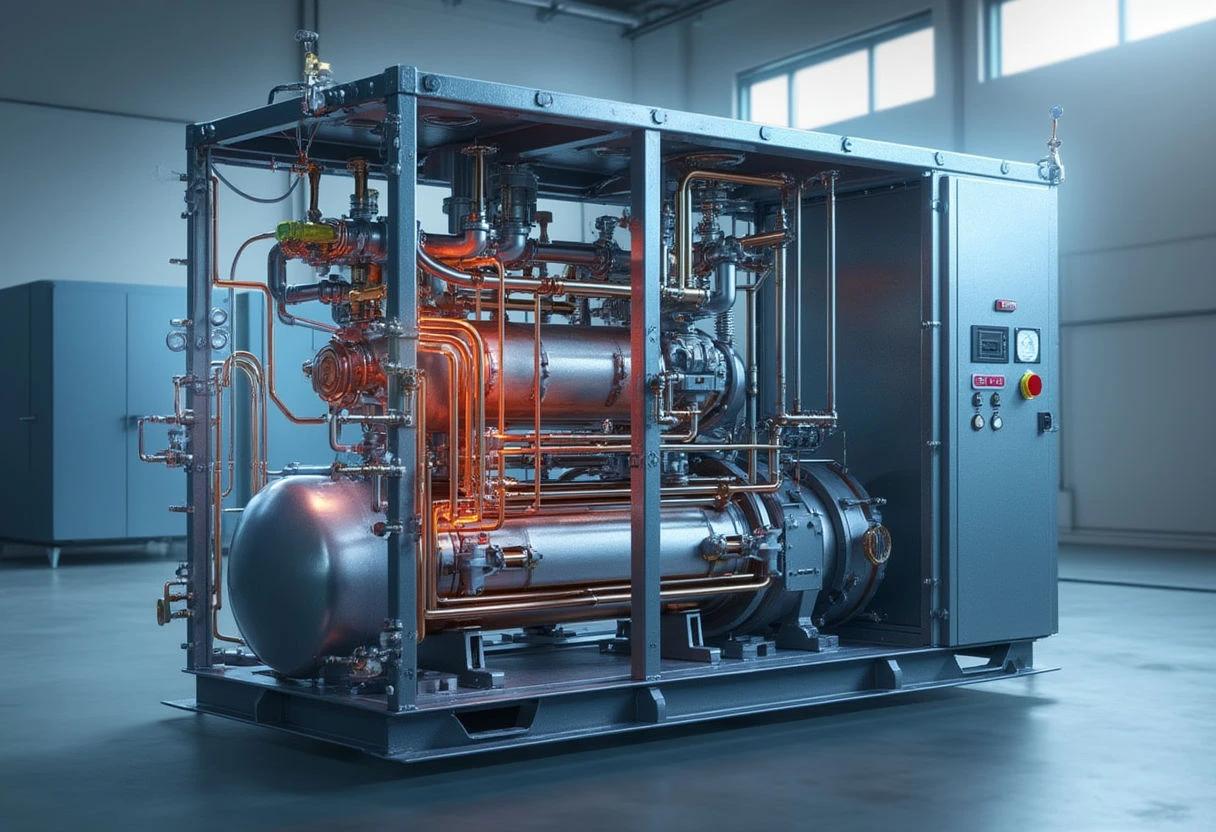 Refrigerated compressed air dryer