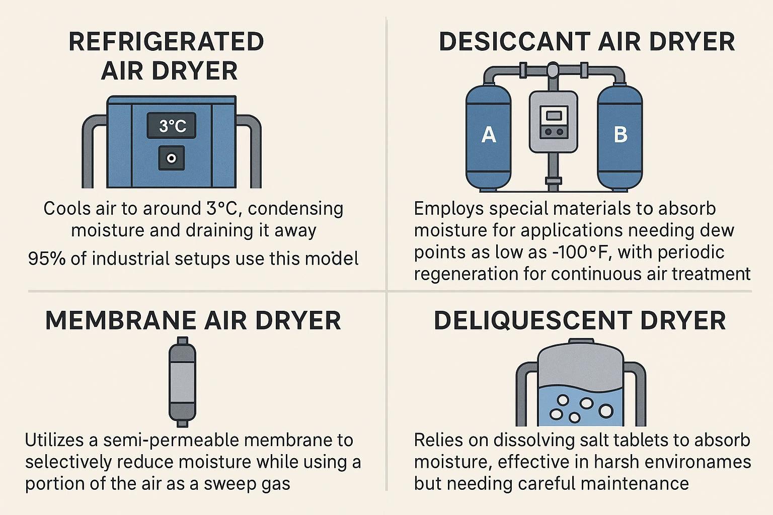 Types of Air Dryers