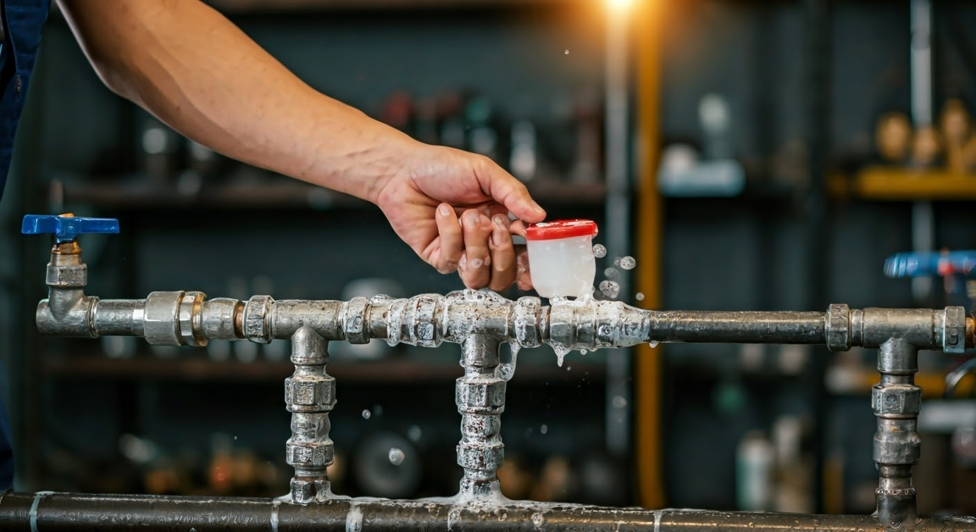 The Bubble Test for compressed air leak detection