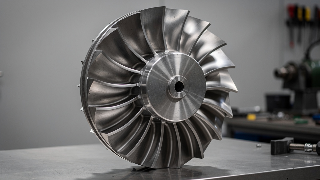 Centrifugal air compressor impeller assembly