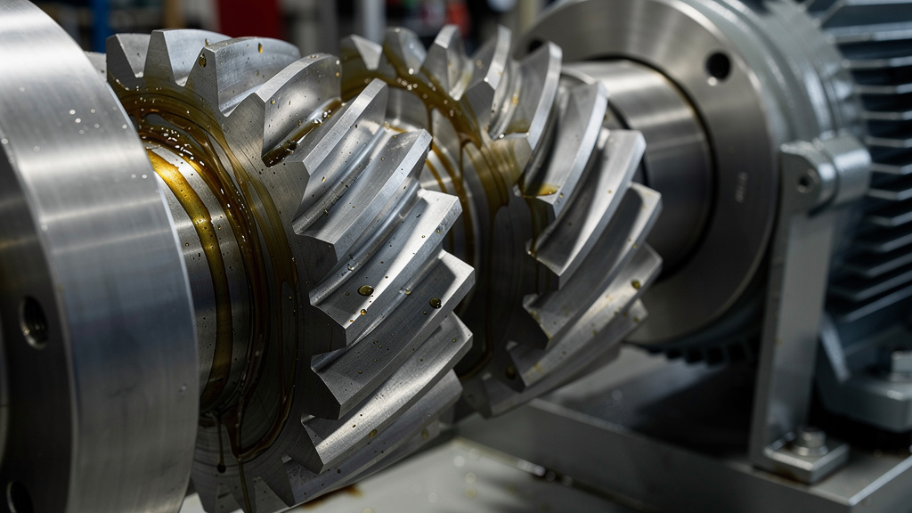 Rotary screw compressor helical rotors mechanism