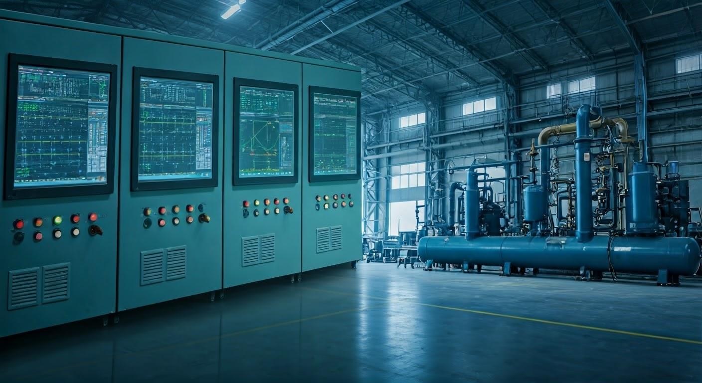 components of a air compressor monitoring system